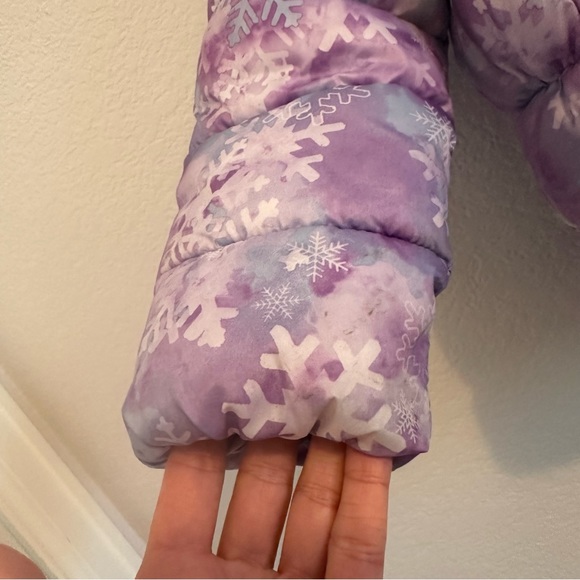Snozu Double Zip Puffer Jacket, Purple Snowflake ❄️ Color. Size Toddler … - Picture 9 of 16